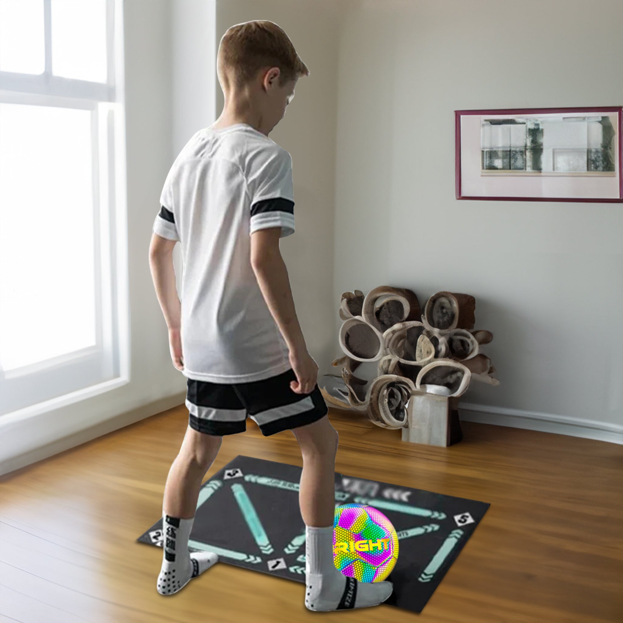 Le Tapis d'Entraînement aux Compétences de Football BRIGHT™