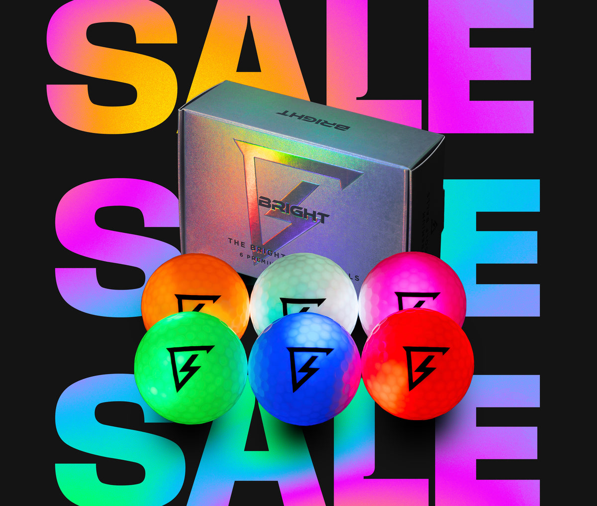 The BRIGHT™ Golf Balls