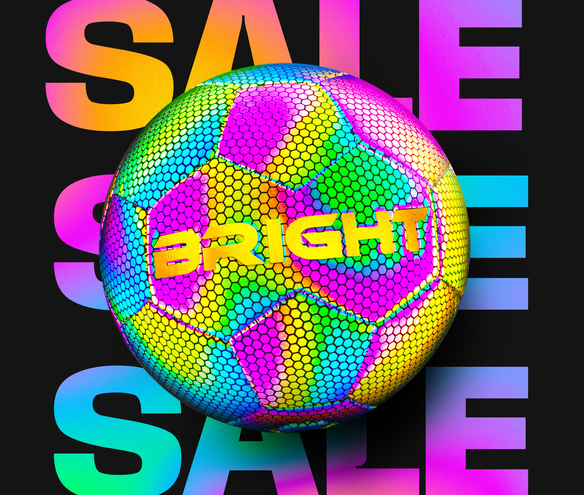 The BRIGHT™ Soccer ball